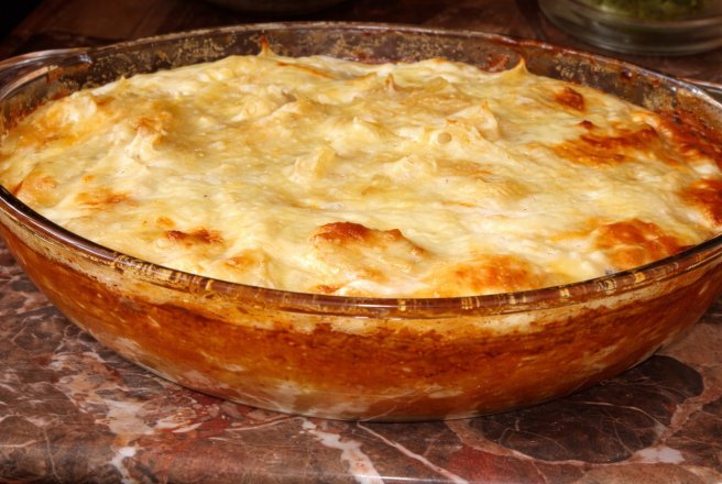 Budinca din macaroane cu branza