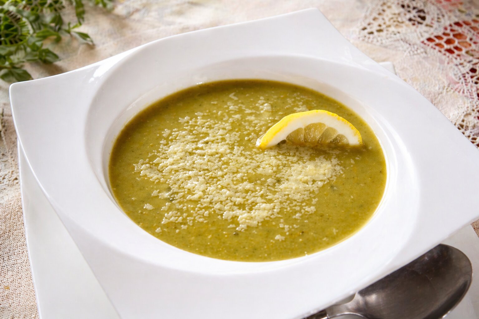 Supa crema de leurda