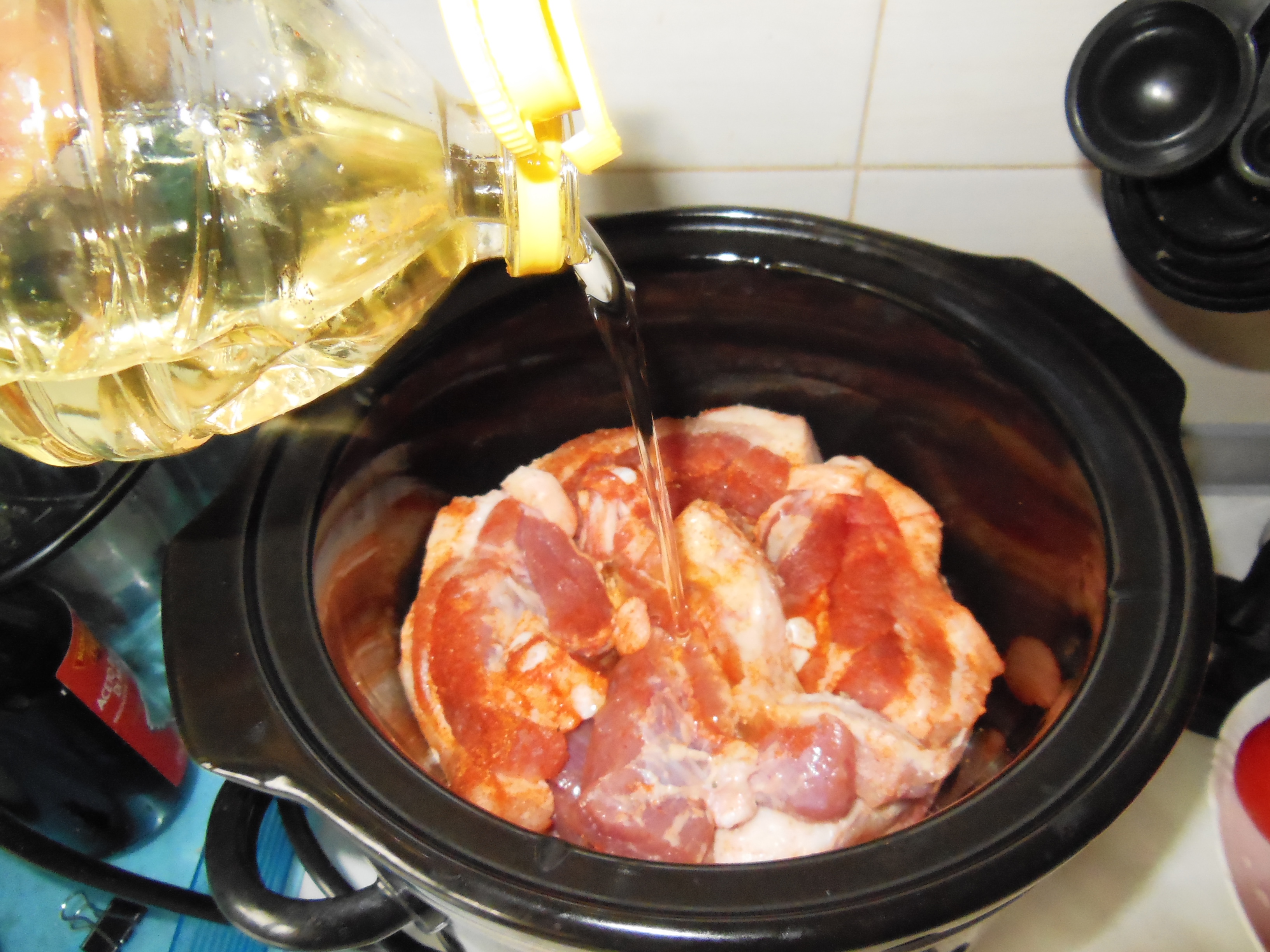 Piept de porc cu rosii la slow cooker Crock-Pot