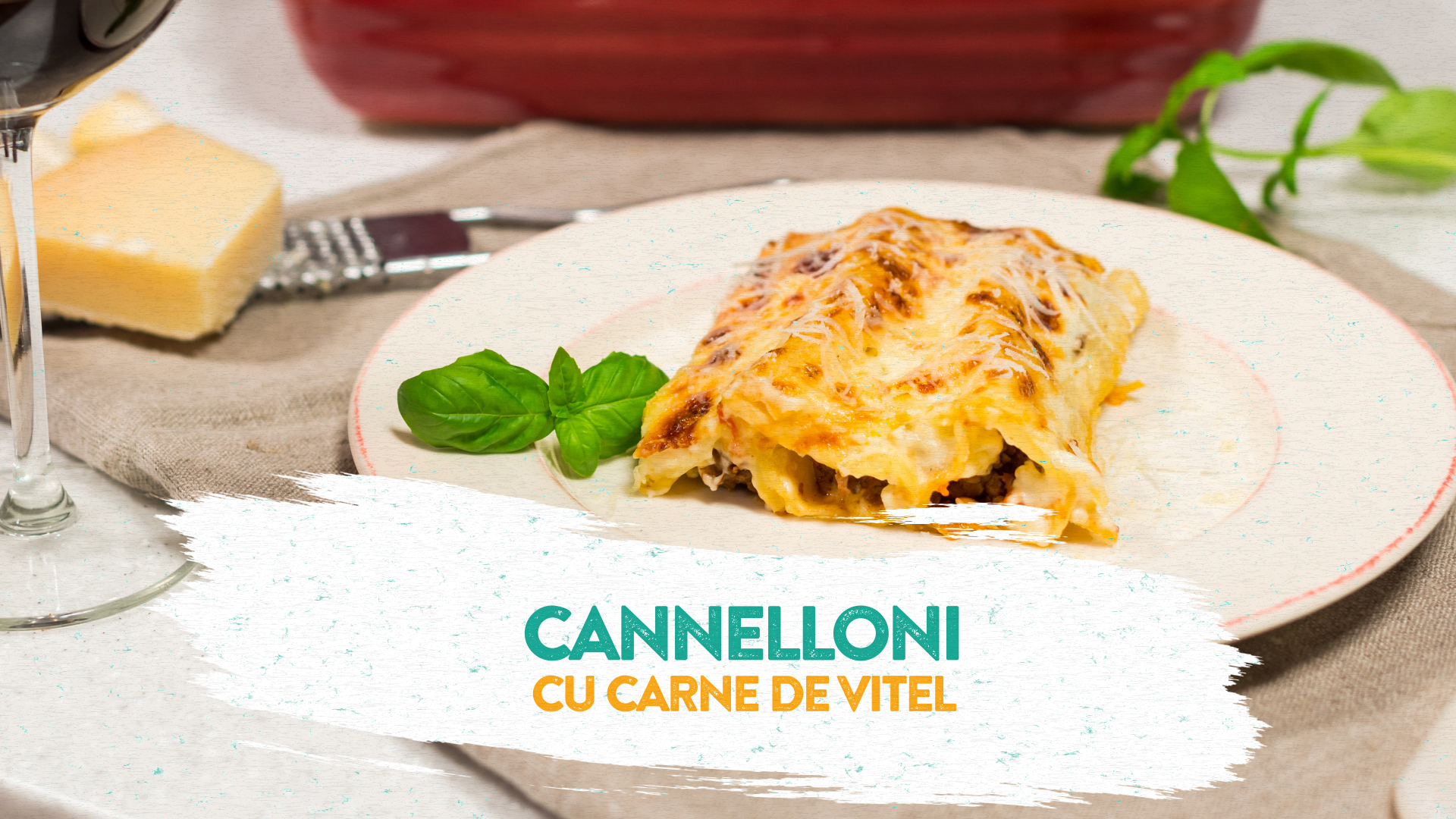 Cannelloni cu carne de vitel