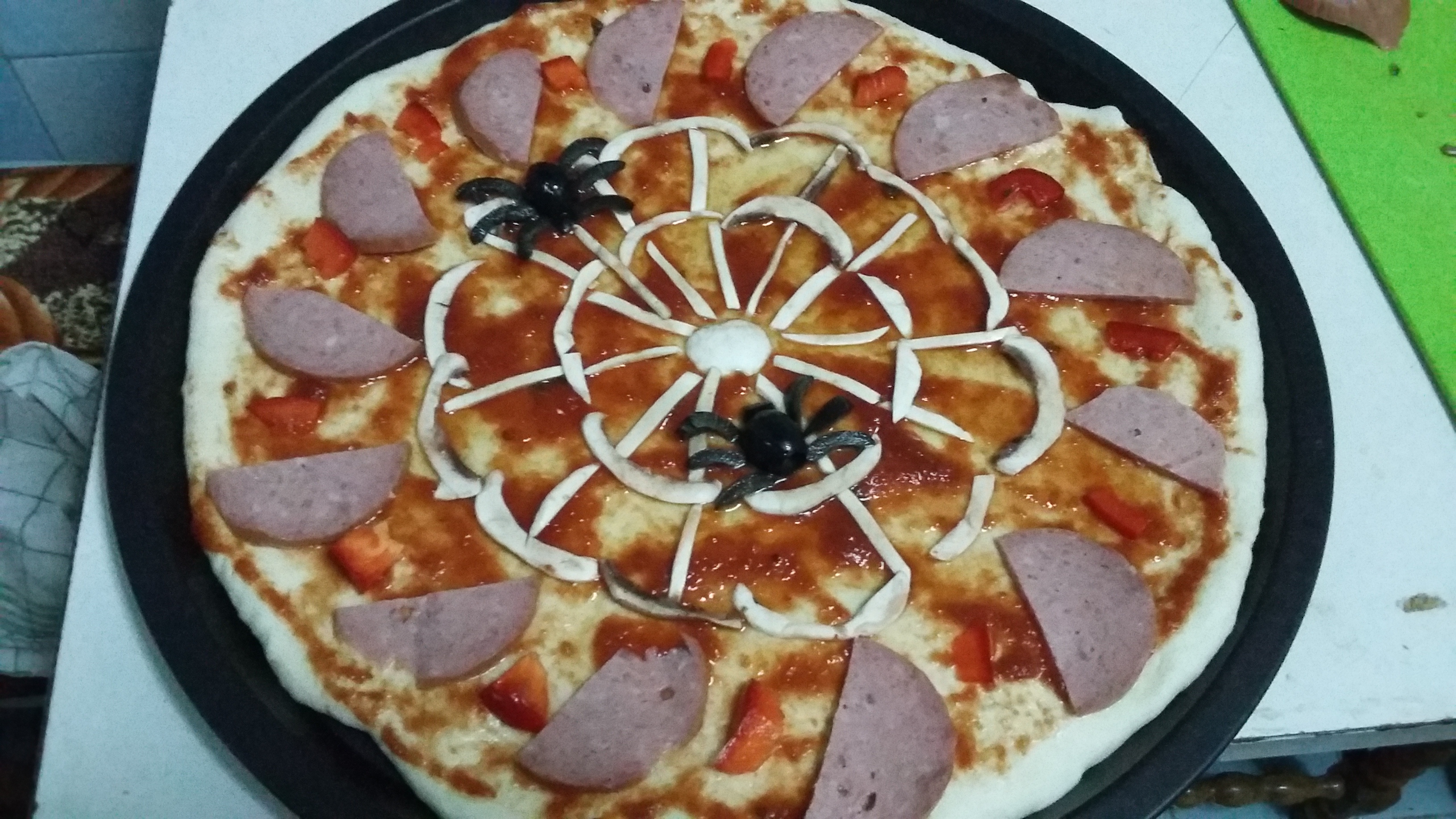 Pizza de Halloween