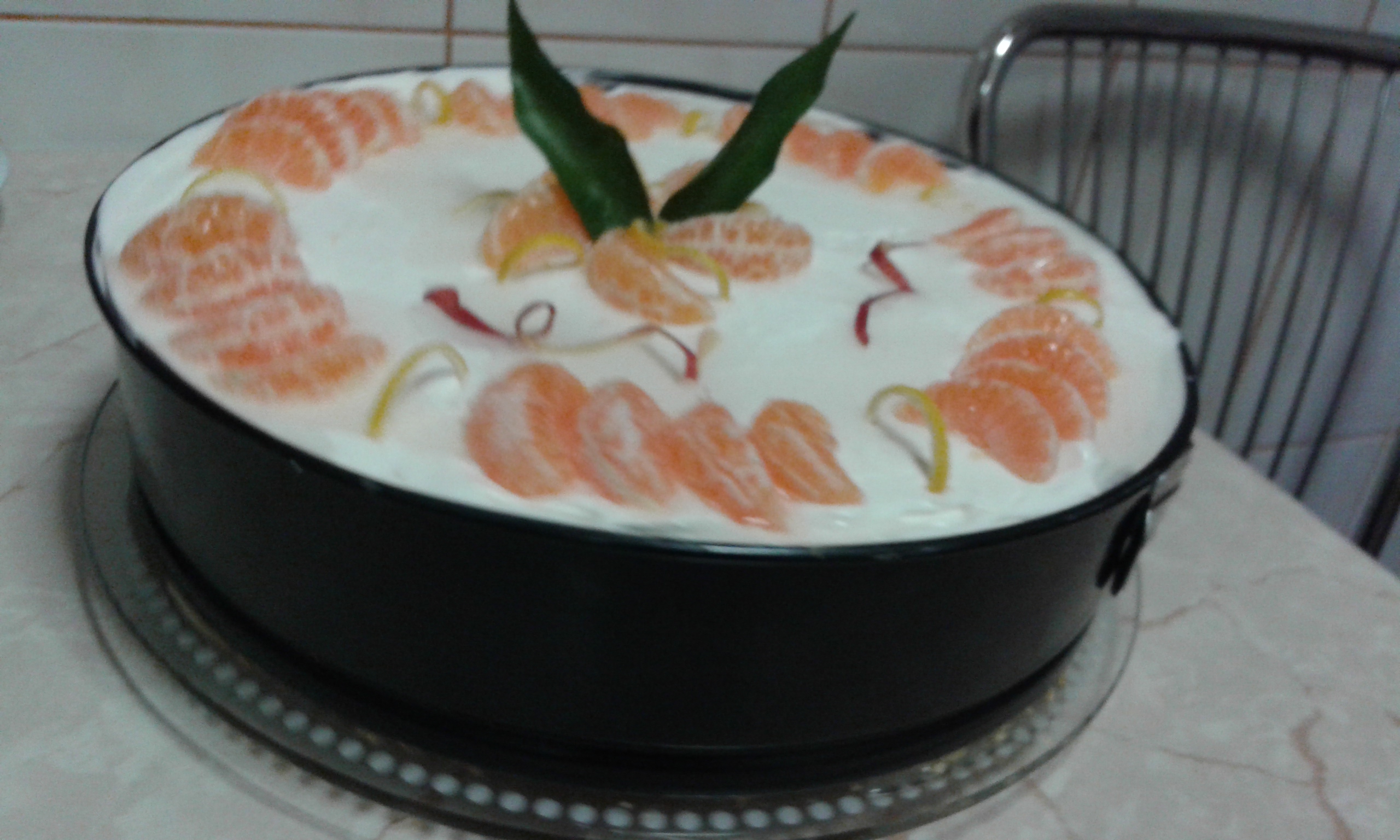 Cheesecake cu clementine