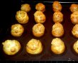 Mini-choux cu crema de vanilie pralinata-13