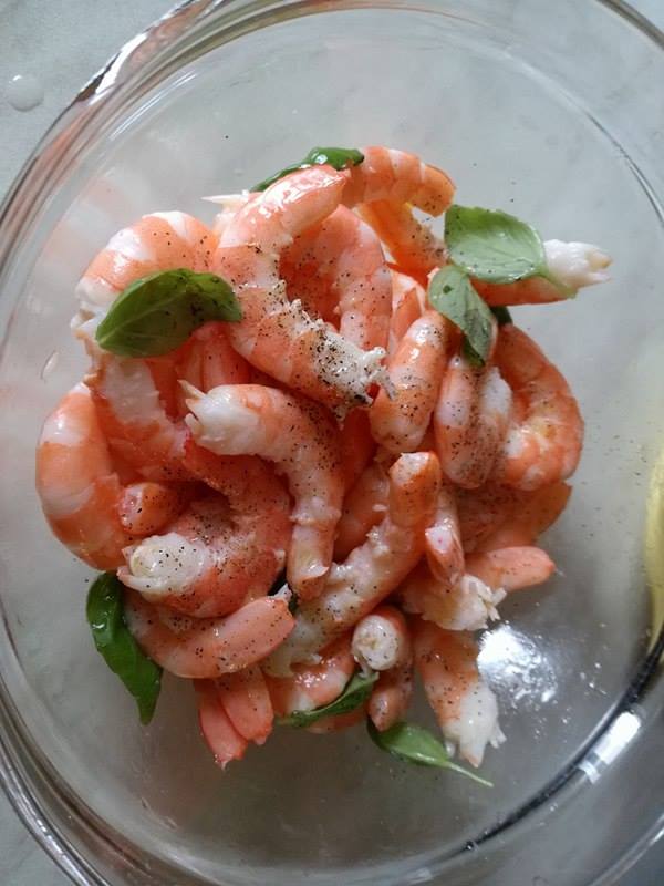 Creveti in lapte de cocos