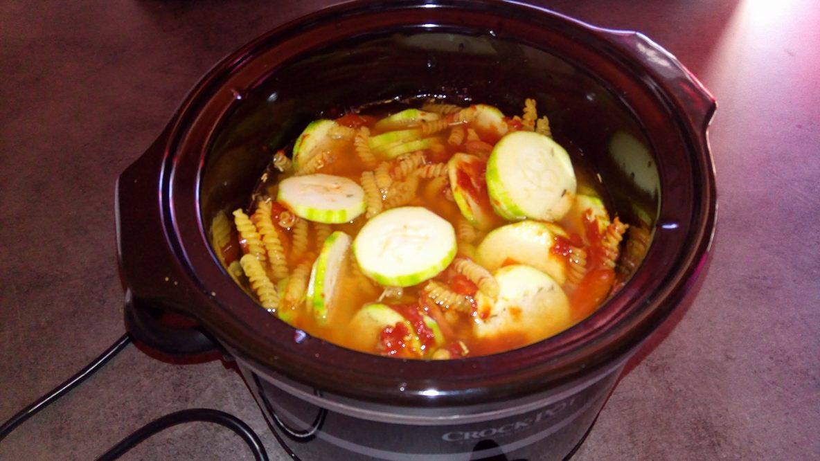 Paste cu dovlecel la slow cooker Crock-Pot