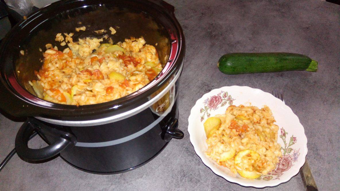 Paste cu dovlecel la slow cooker Crock-Pot