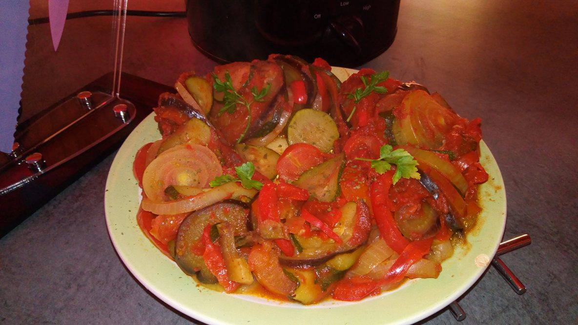 Ratatouille la slow cooker Crock-Pot