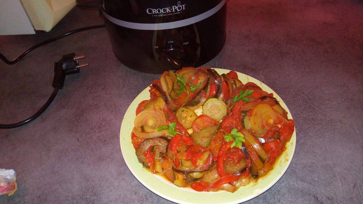 Ratatouille la slow cooker Crock-Pot