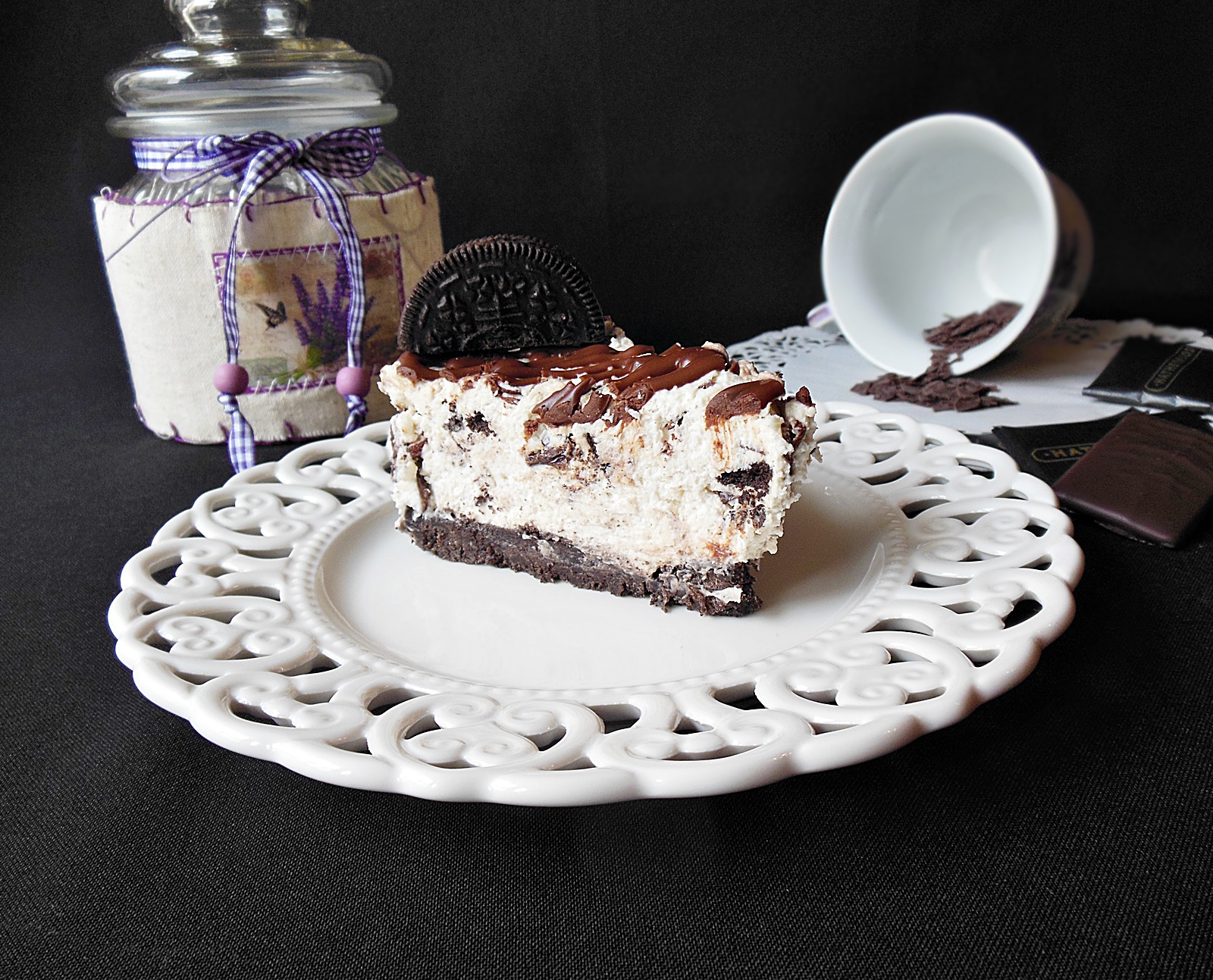 Desert cheesecake cu oreo