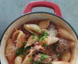 Conchiglioni con polpettine di carne e fagioli (Paste cu chiftele si fasole)-0