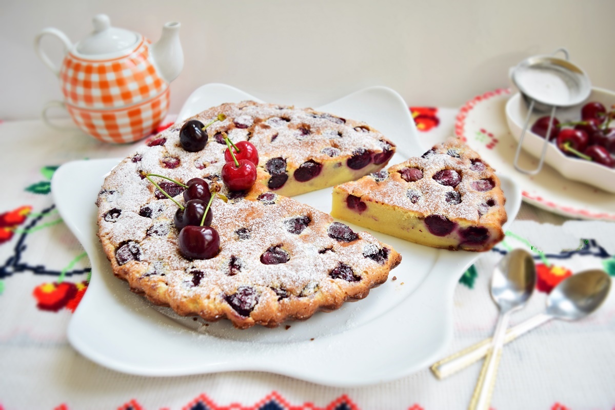 Desert clafoutis cu cirese