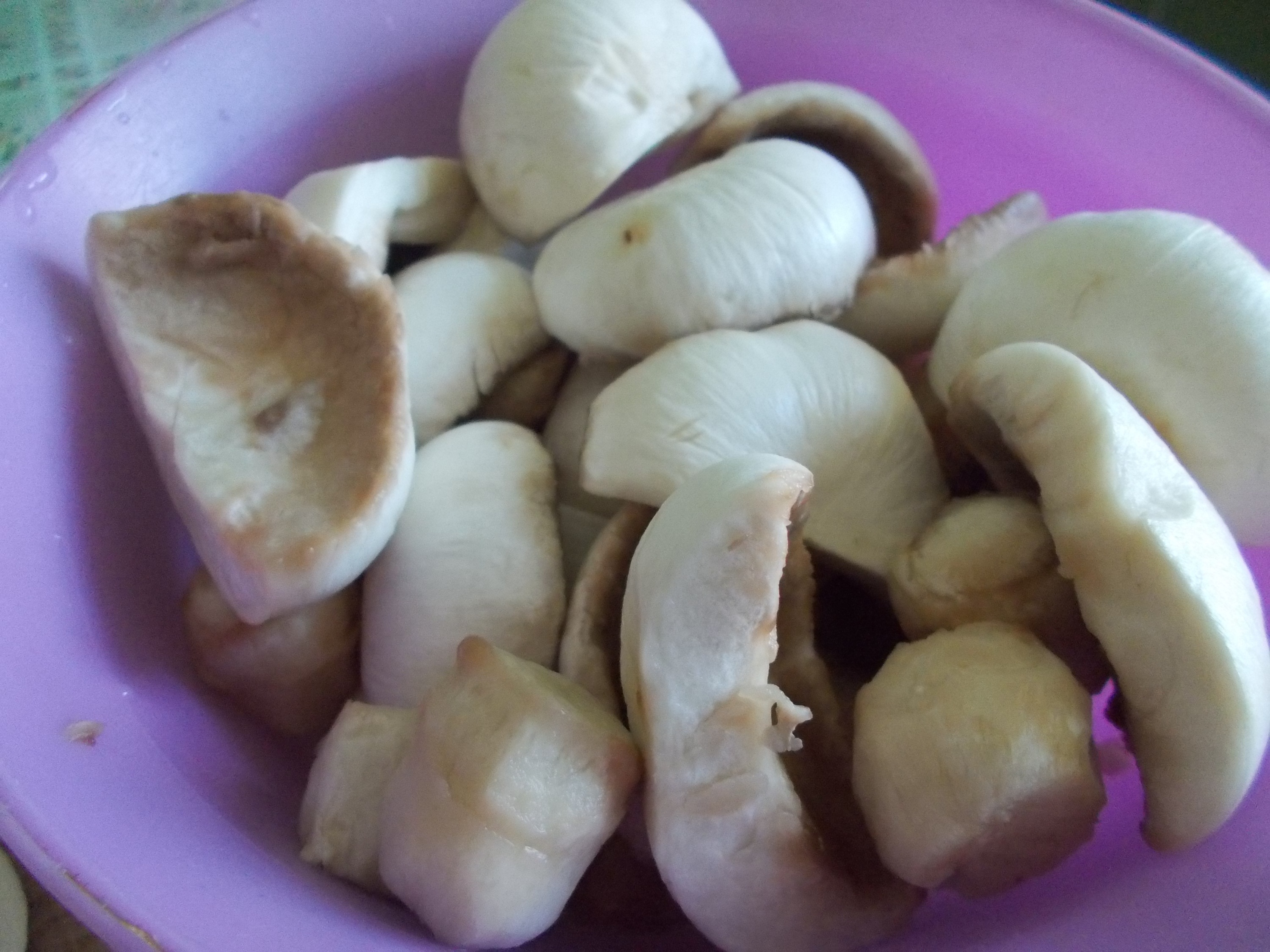 Champignons cu maioneza si usturoi