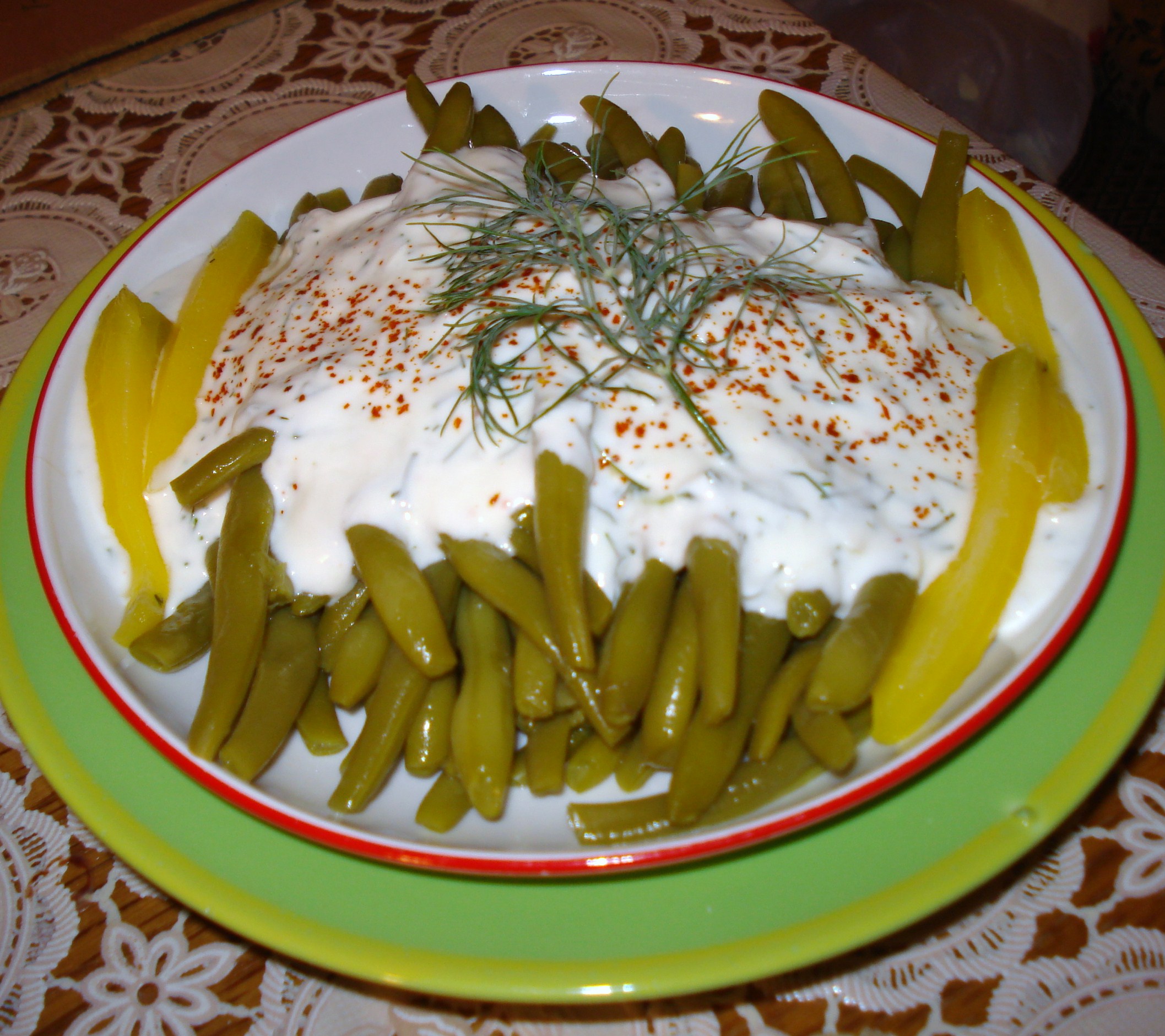 Salata usoara de fasole verde