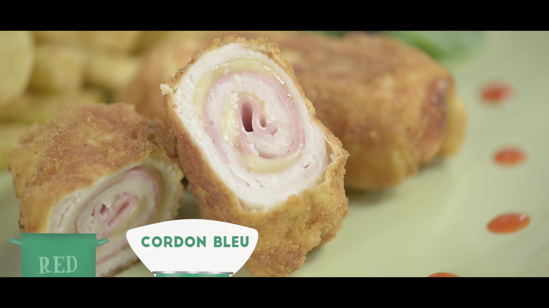 Cordon bleu din piept de pui