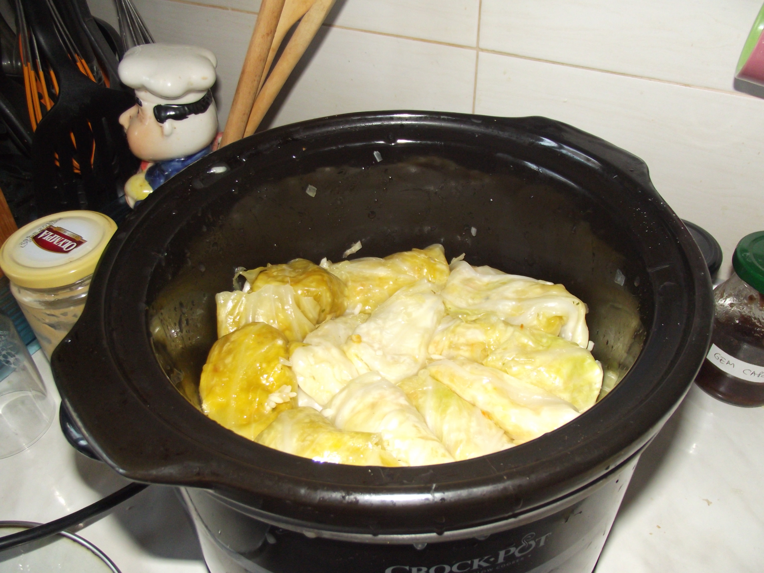 Sarmale si ardei umpluti de post la slow cooker Crock-Pot