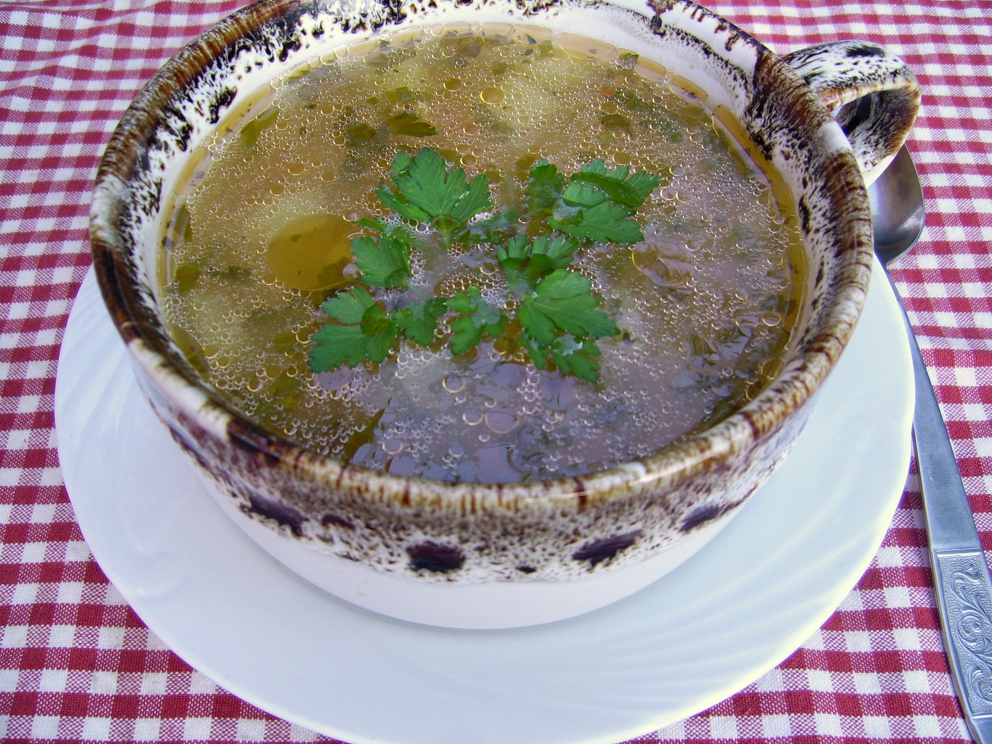 Ciorba de fasole verde cu dovlecel