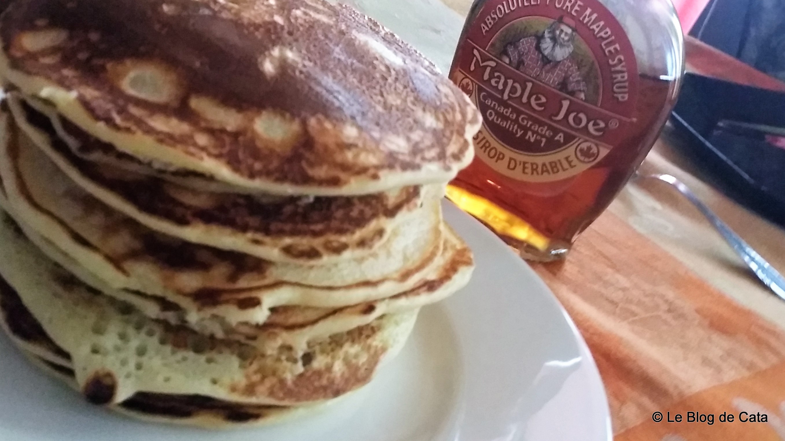 Desert pancakes cu sirop de artar/ Clatite Canadiene