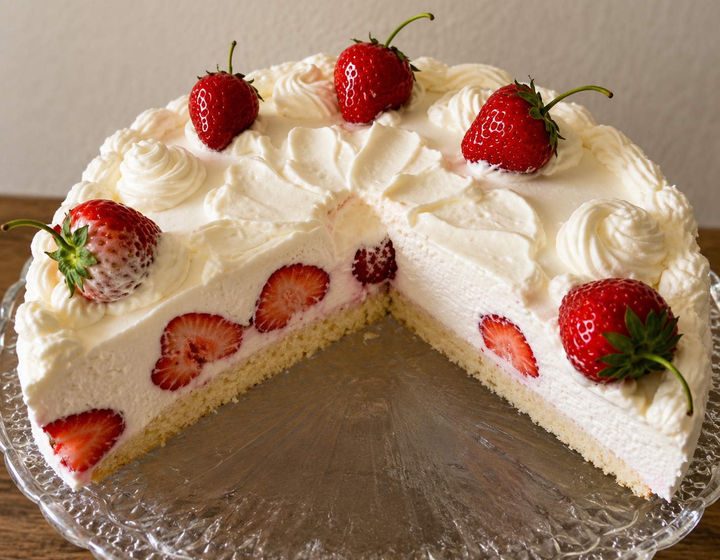 Desert tort cu capsuni