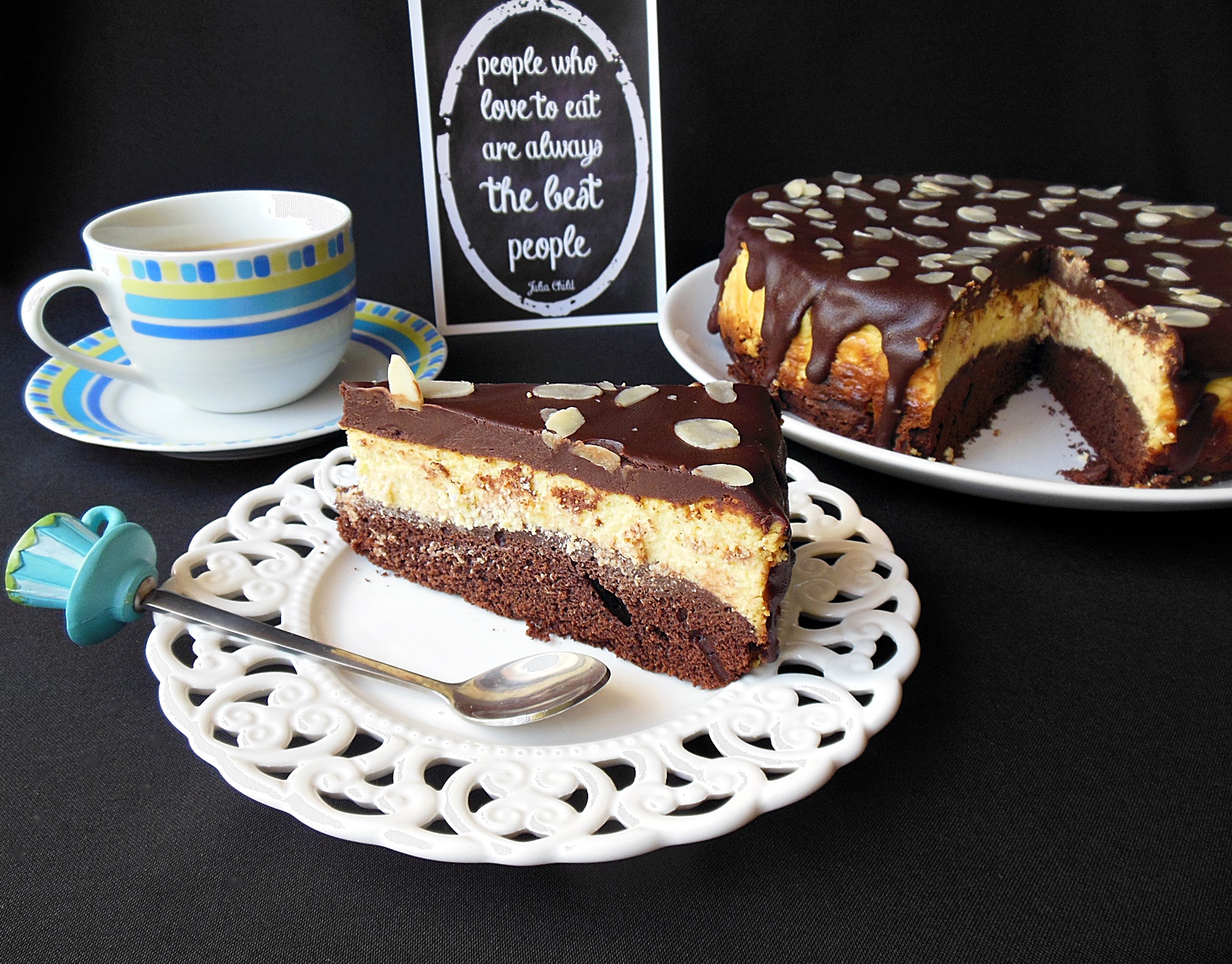 Desert Brownie cheesecake