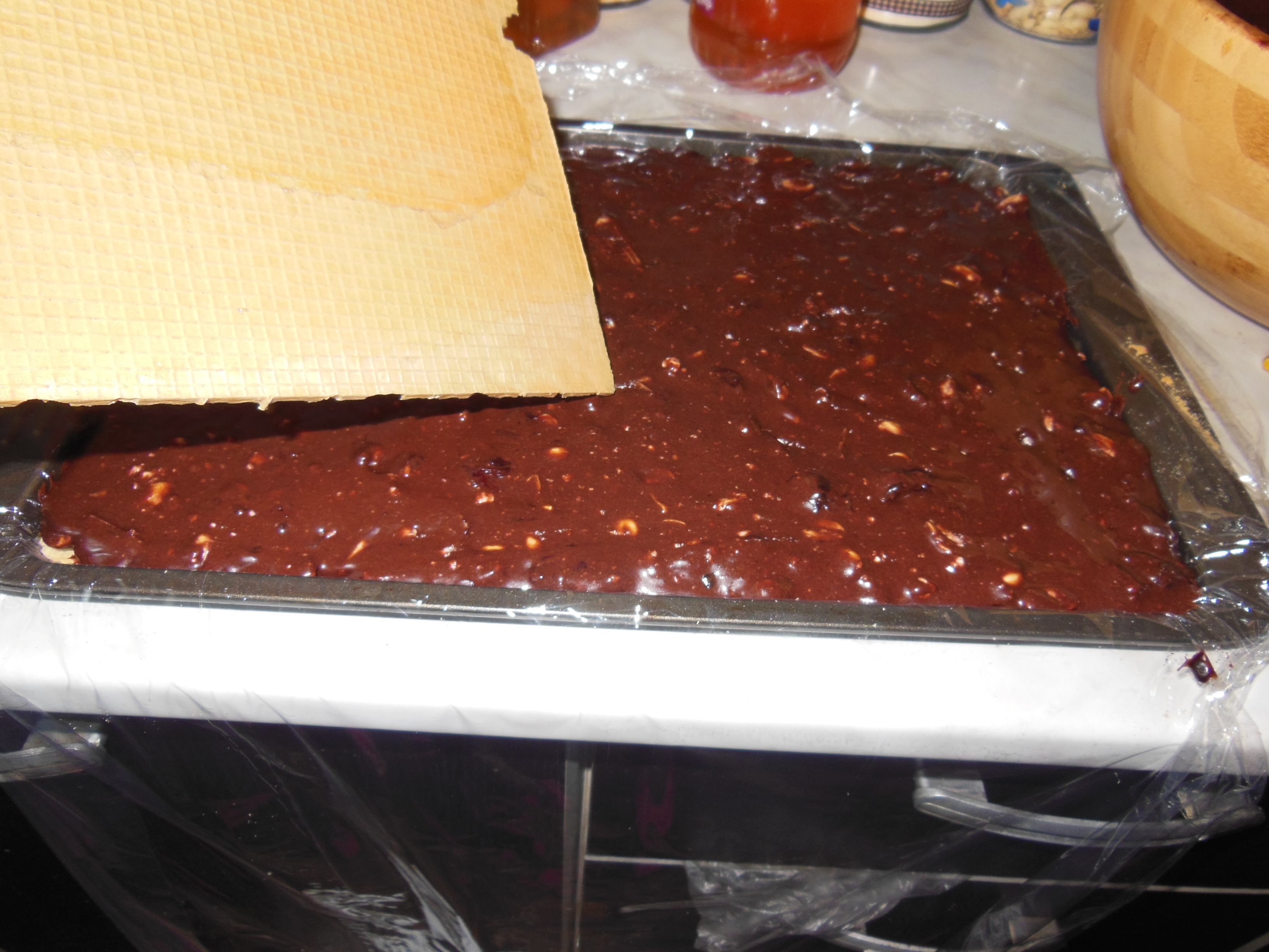Desert ciocolata de casa cu sirop de cirese