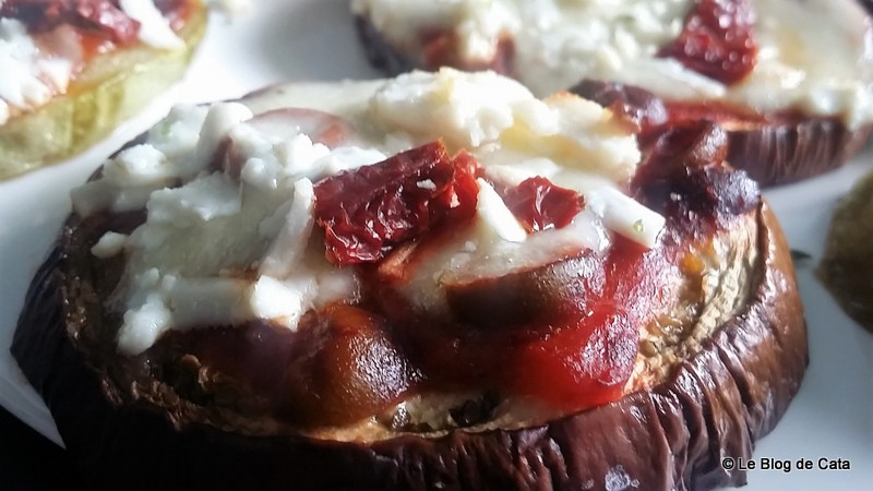 Mini pizza de vinete si dovlecei