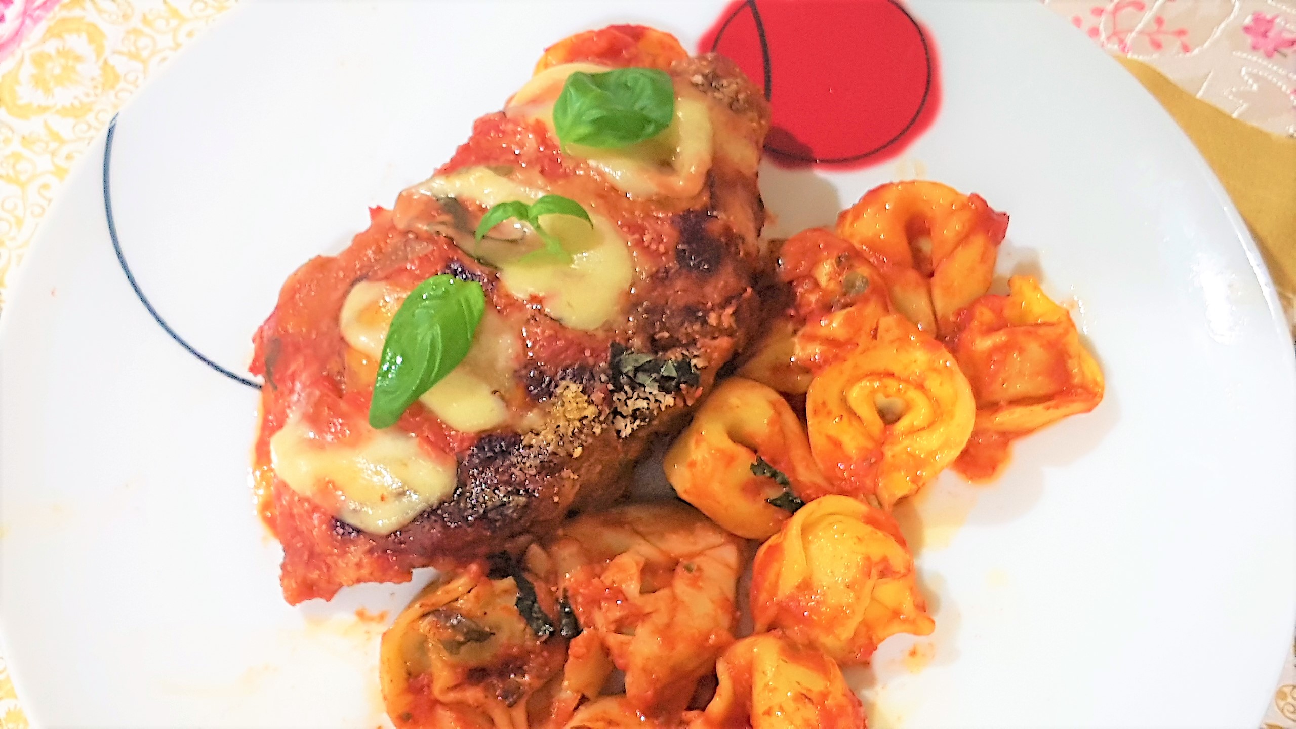 Pollo alla parmigiana - pui cu parmezan