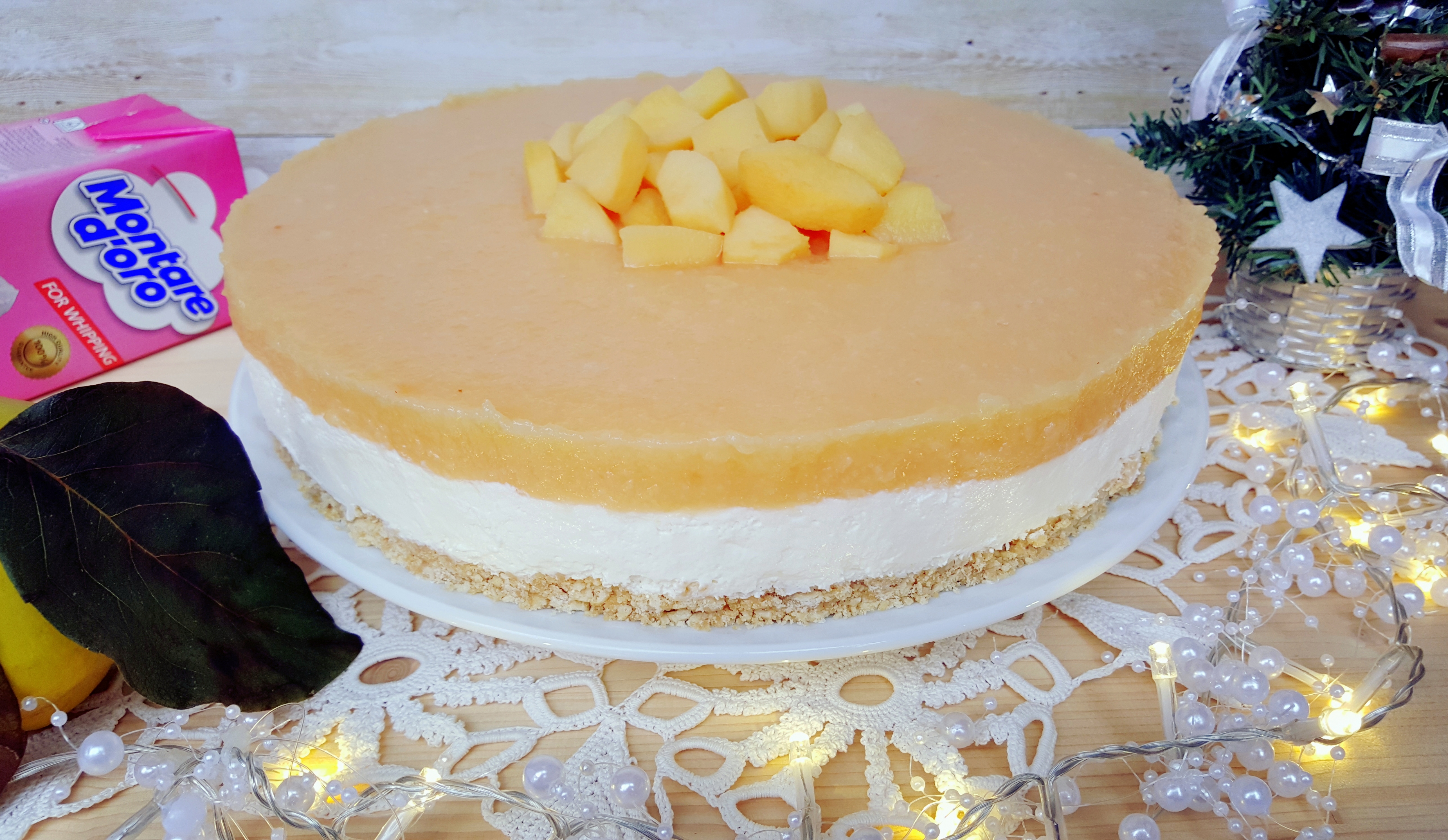 Cheesecake cu jeleu de gutui