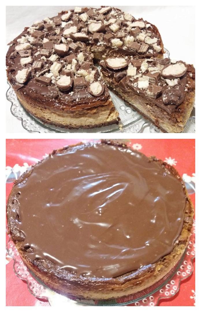 Desert cheesecake cu ciocolata