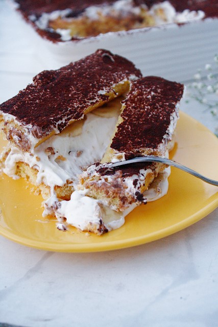 Desert Tiramisu cu banane