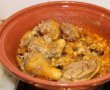 Tajine de pui cu prune si caise uscate-4