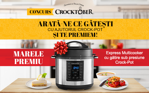 CONCURS: Arata-ne ce gatesti cu ajutorul Crock Pot si noi te premiem!