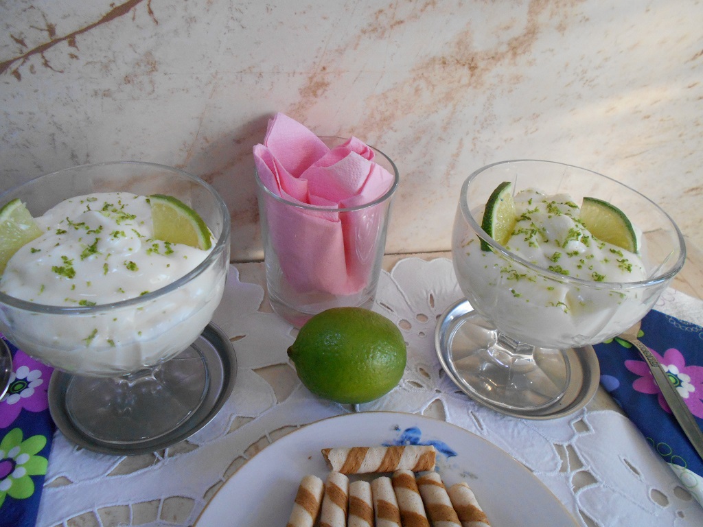 Desert mousse de limete