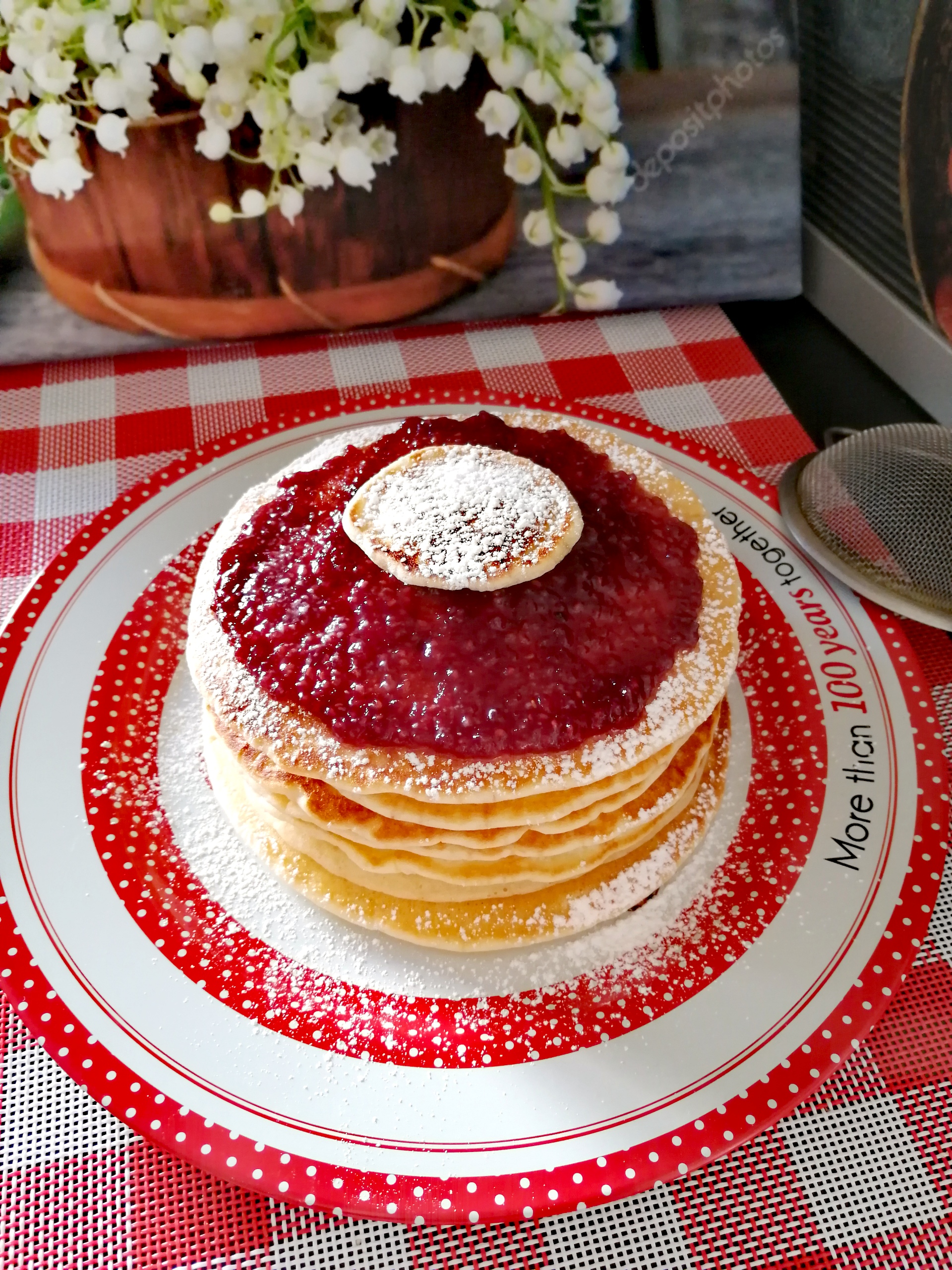 Desert pancakes fara gluten