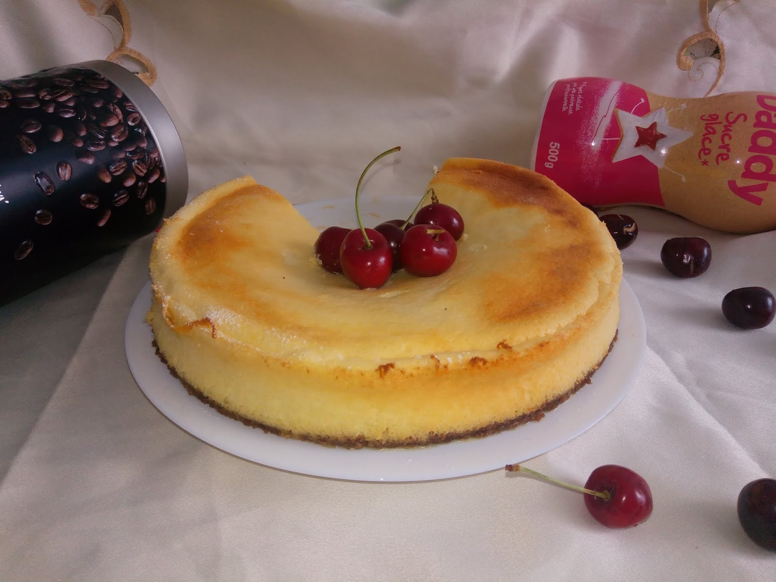 Desert cheesecake cu aroma de vanilie