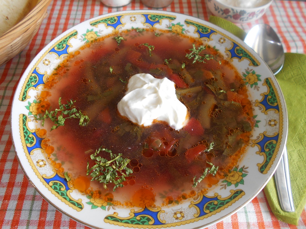 Ciorba de fasole verde cu loboda