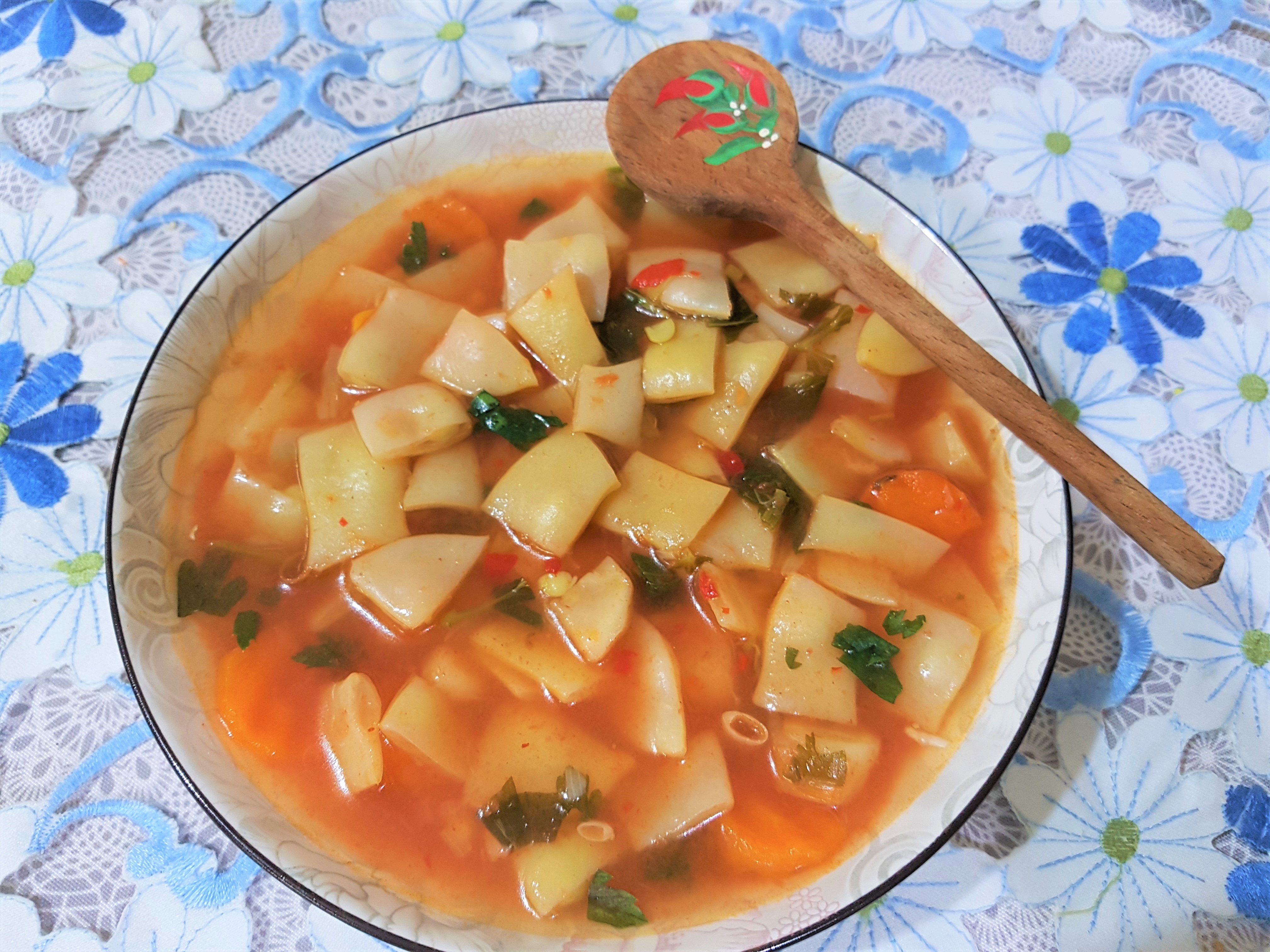 Ciorba de pastai fasole galbena lata