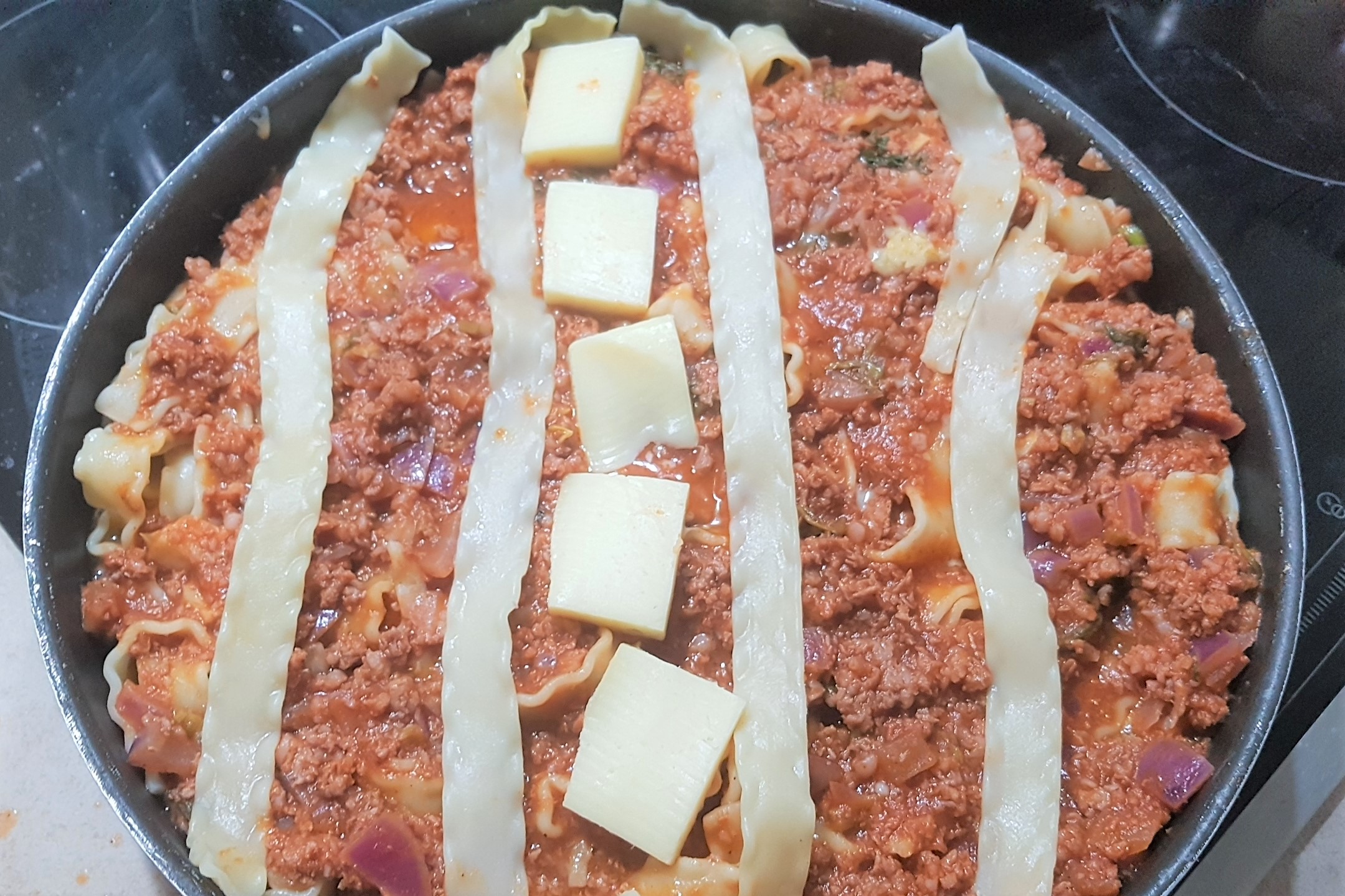 Paste cu carne tocata, la cuptor -pasta al forno