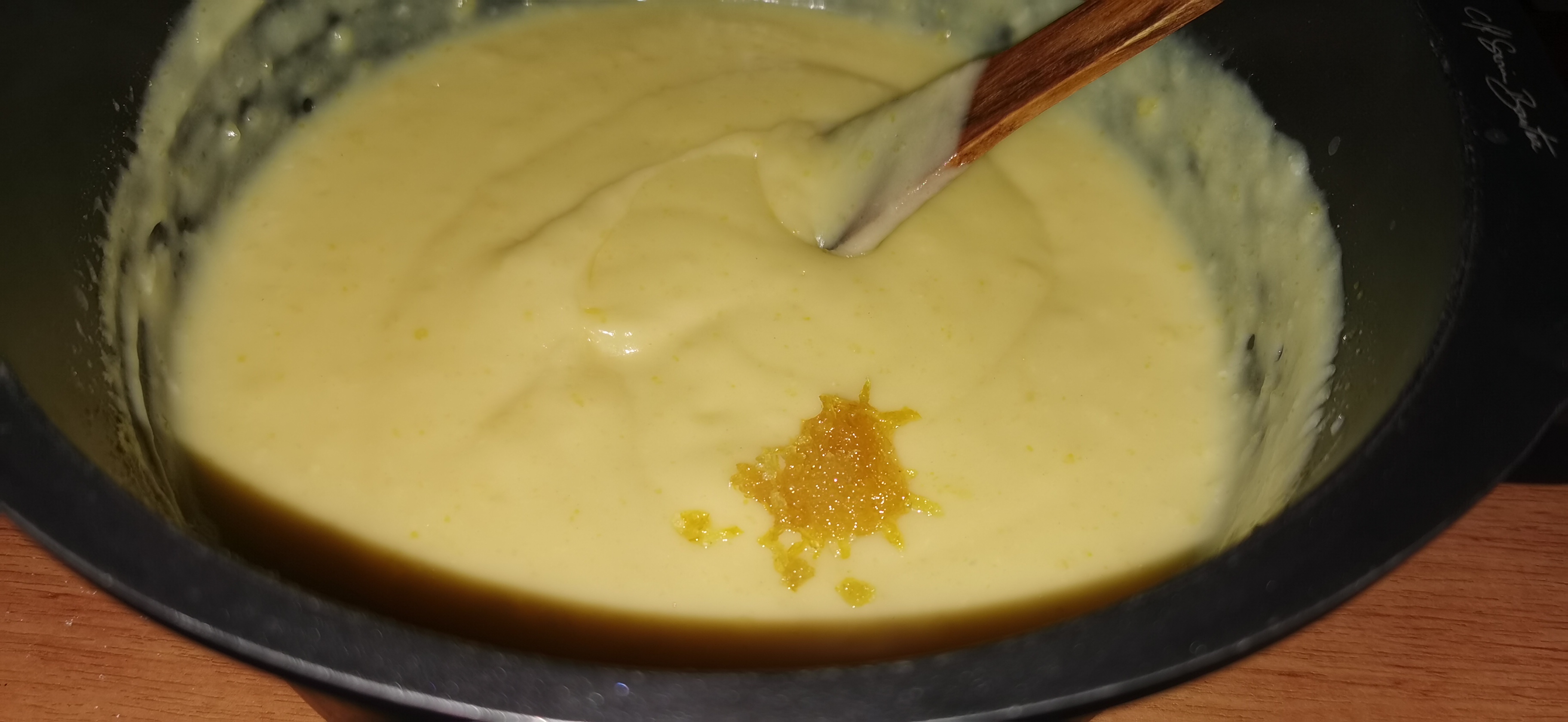 Desert fara coacere, cu crema de vanilie