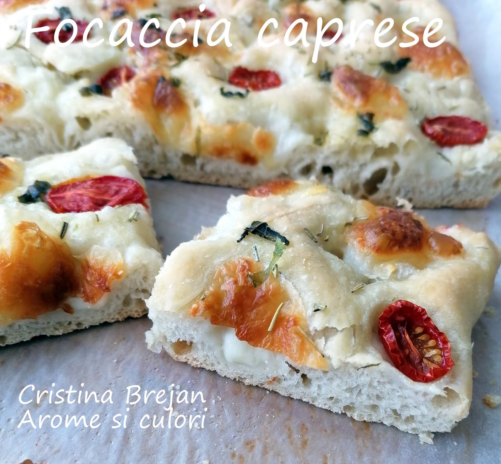 Focaccia caprese