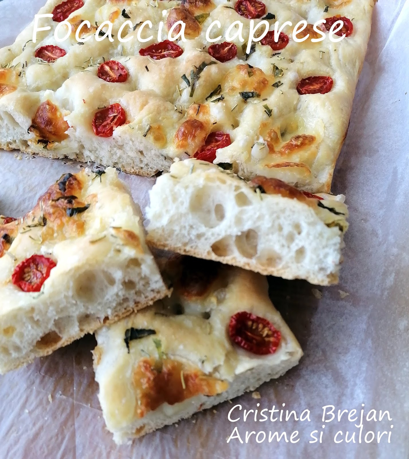 Focaccia caprese