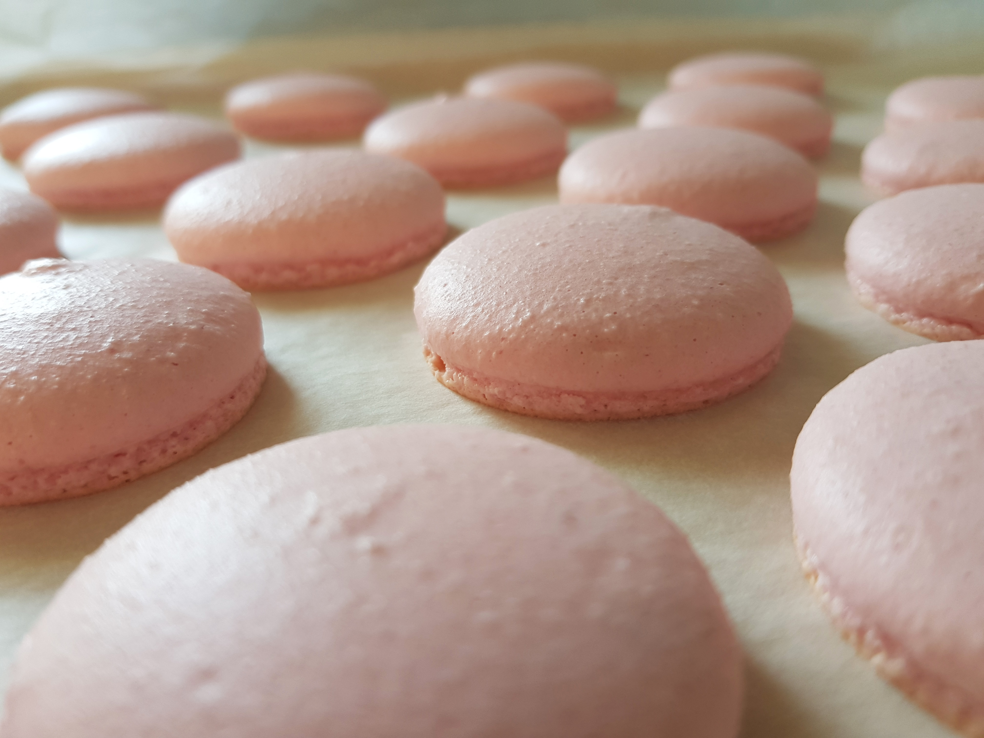 Desert macarons cu crema de branza