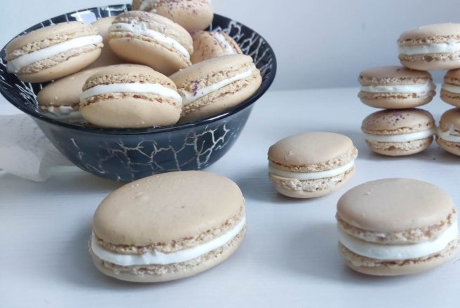 Desert macarons cu vanilie