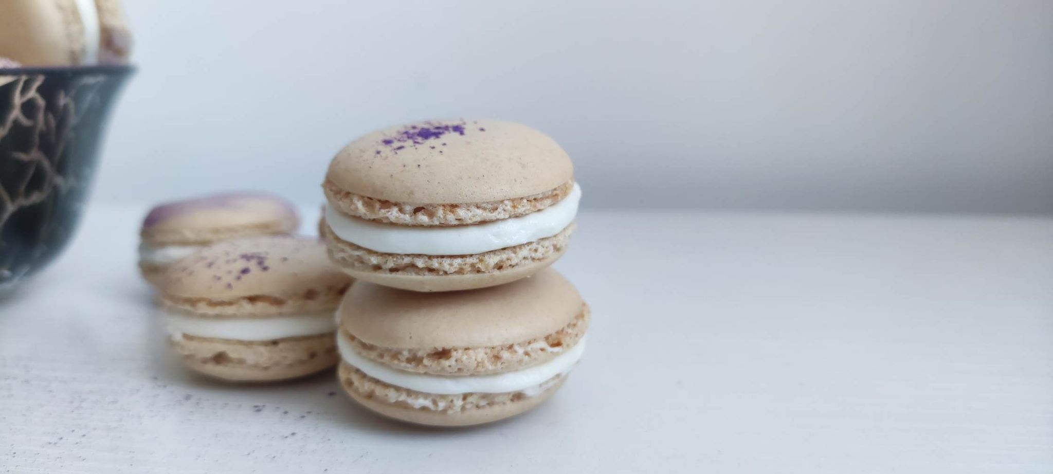 Desert macarons cu vanilie