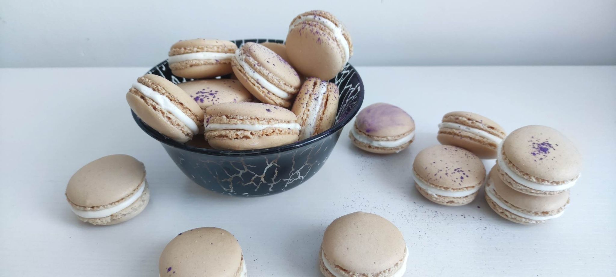 Desert macarons cu vanilie