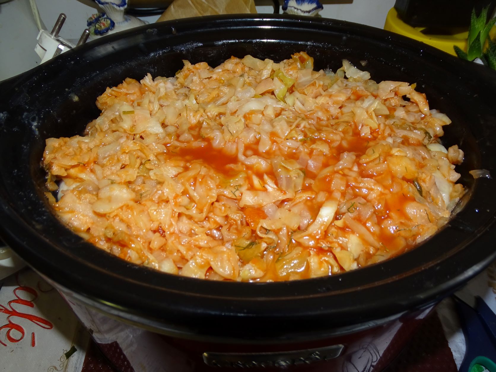 Sarmale in foi de varza la slow cooker Crock Pot