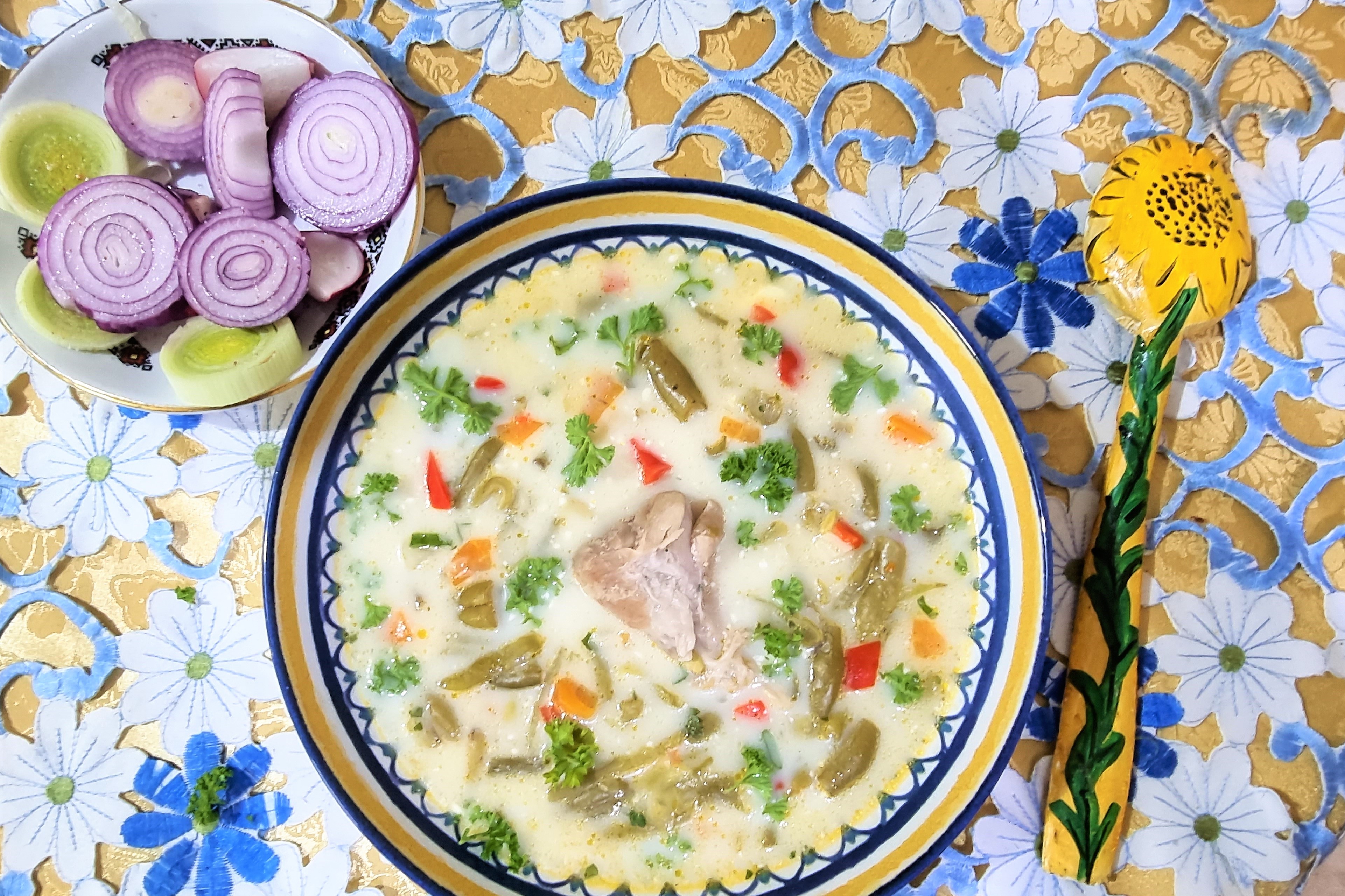 Ciorba de fasole verde cu carne de ied