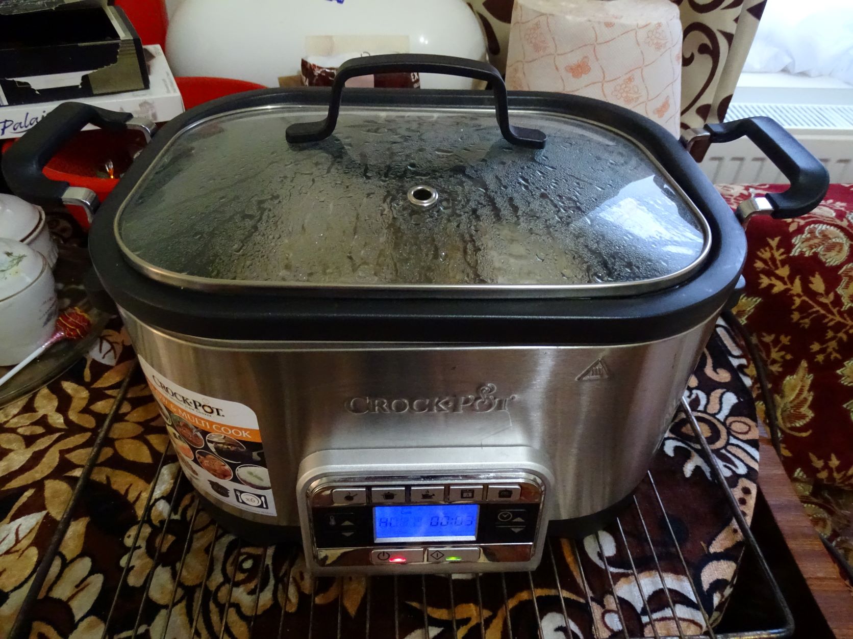 Ceafa de porc si coaste gatite la Multicooker 5 in 1 Digital 5,6 l Crock Pot