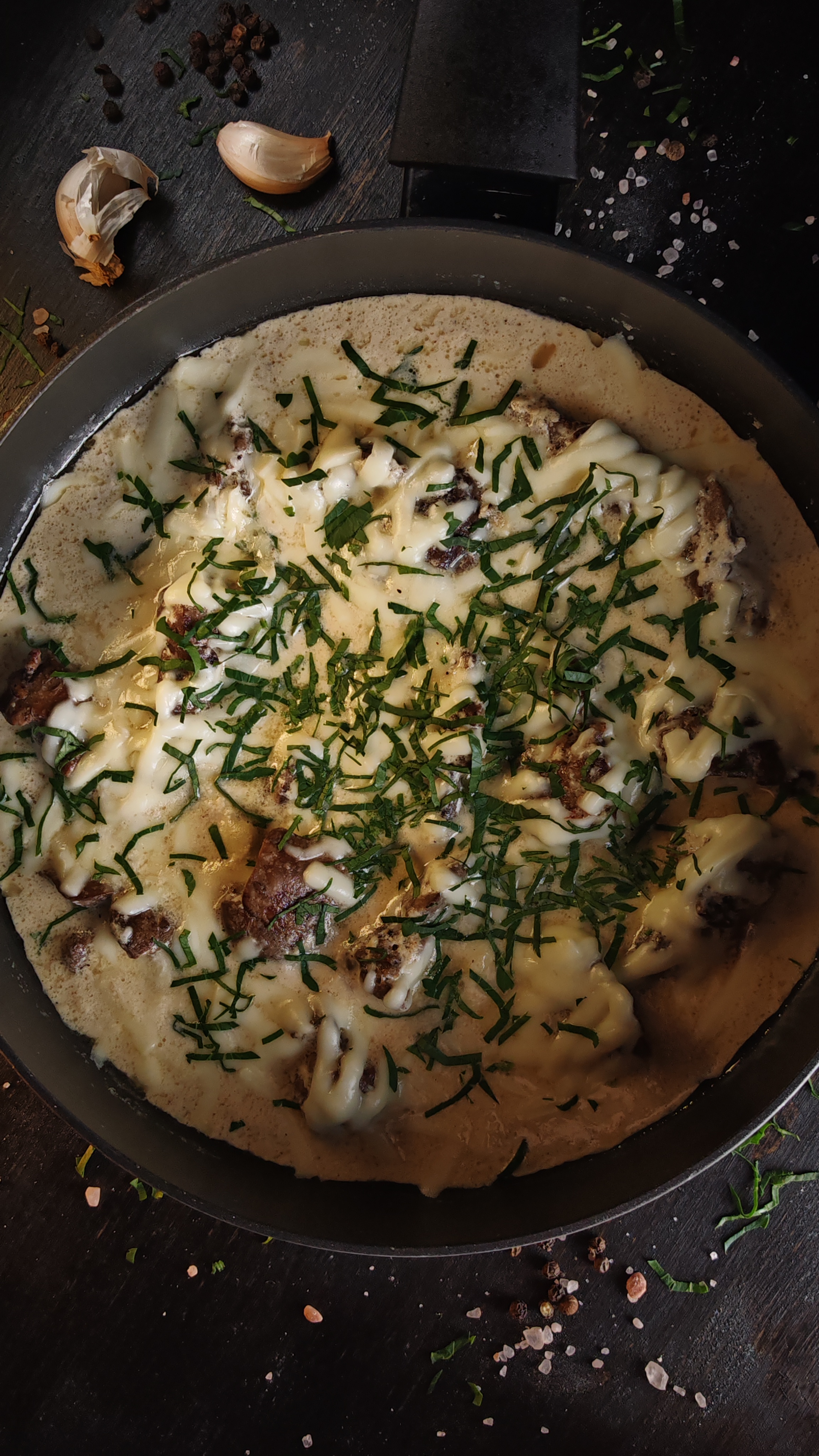 Ficăței cu smântână și mozzarella - Savoare și gust într-un preparat excelent