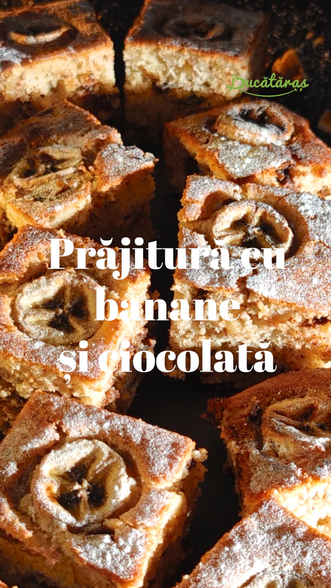 Prăjitura cu banane și ciocolată - Deliciu pufos și aromat