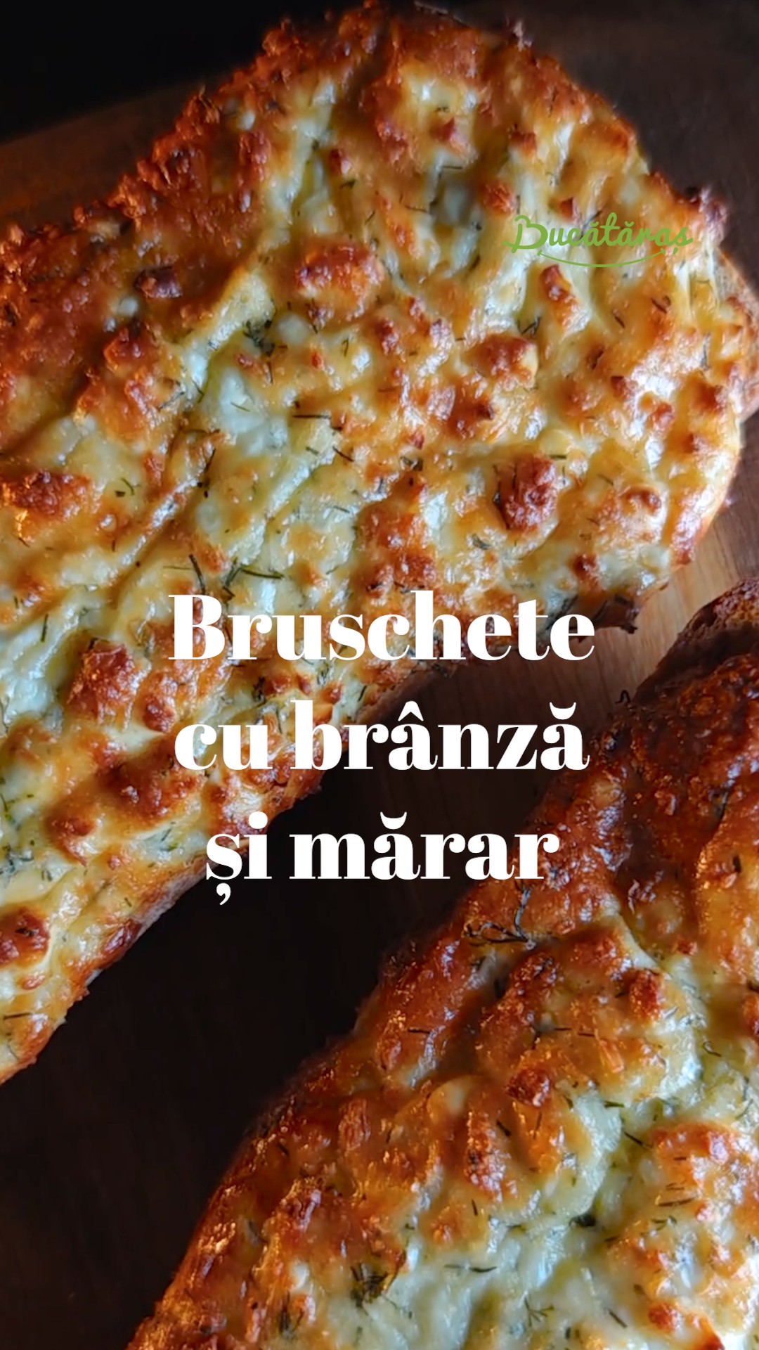 Bruschete cu brânză și mărar - Rețeta rapidă și gustoasă